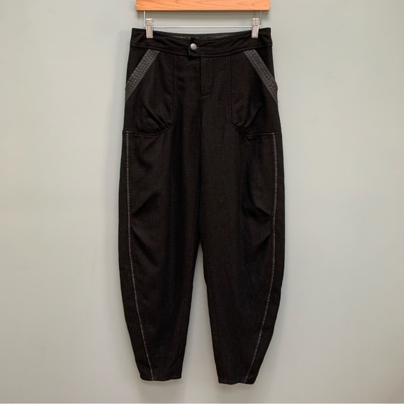 Burberry Brit Barrel Pants in Black - Picture 1 of 11